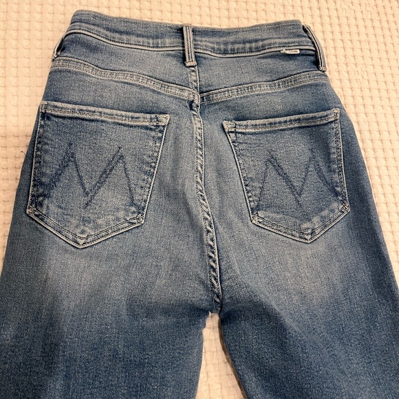 Mother Denim High Waisted Rider Ankle Fray - Picture 7 of 8